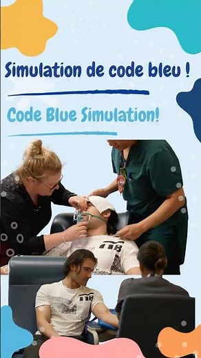Simulation de code bleu à l’HME | Code blue Simulation at the MCH 🏥💉