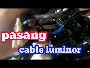 cara pasang cable luminor suzuki GSX