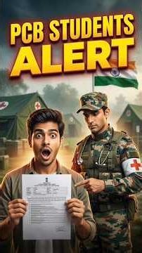Indian Army Nursing Assistant 2026 Full Details 🇮🇳 (PCB Students Must Watch)‎#army #nursing