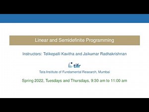 [CSS.328.1] Lecture 13: The Karger-Motwani-Sudan algorithm for colouring 3-colourable graphs