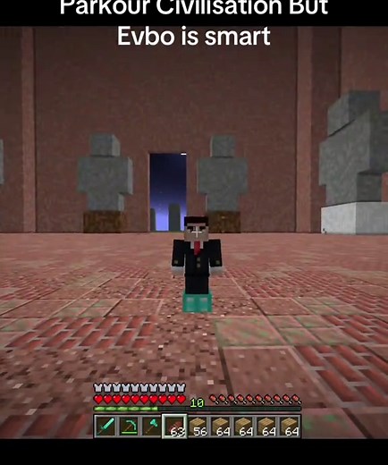 Exploring the Minecraft Parkour Civilization with Evbo