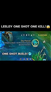 24K views · 549 reactions | LESLEY ONES SAID: ONE SHOT ONE KILL! #MLBB | Wukong Plays | Facebook