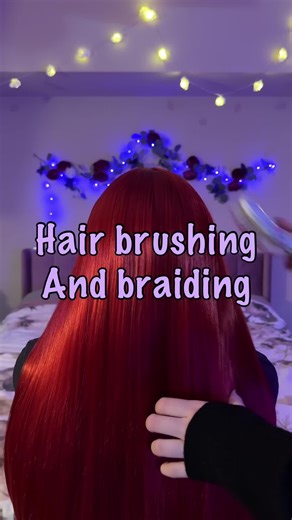 Calming ASMR Hair Brushing and Braiding Sounds
