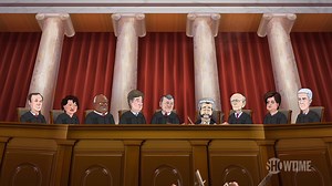 With Ruth Bader Ginsburg’s Supreme Court seat vacant, Washington races to figure out what they’re doing to replace her. Featuring Cartoons Trump, McConnell, Cruz, Giuliani, Kavanaugh, Romney, Collins, Schumer, Pelosi, AOC, and Biden. | Our Cartoon President