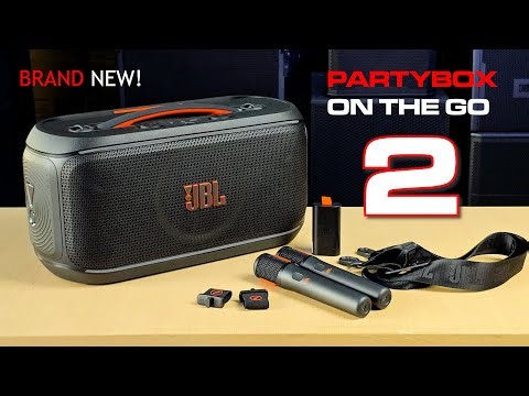 Brand New! JBL PARTYBOX ON THE GO 2 | Unboxing