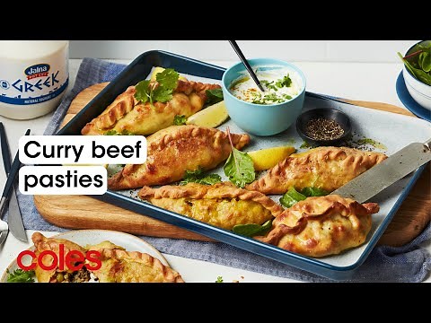 Easy Curry Beef Pasties | What's for Dinner? | Coles
