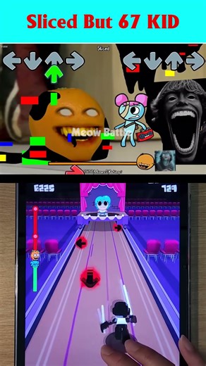 FNF Sliced But 67 KID Vs Sky #shortsviral