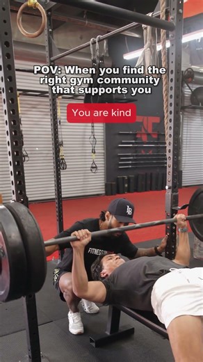 Having someone at the gym believe in you mid-rep is powerful.