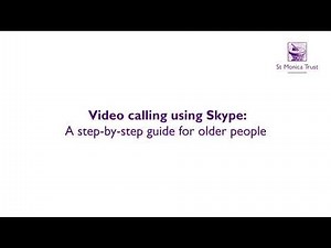 Skype: A Guide for Older People