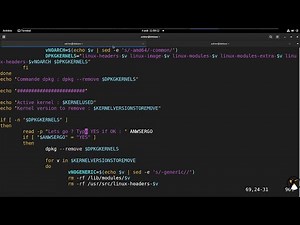 Scripting et explications pas à pas : Épurer les noyaux sous Debian Ubuntu et Mint