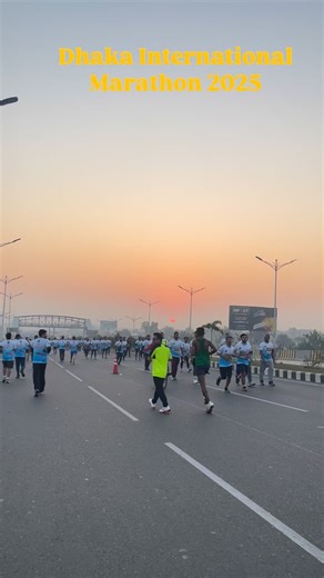 Dhaka International Marathon 2025 😍 #marathon #fenirunclub #fenirunfest2025 #onecityonerunonecelebration #1city1run1celebration | Feni Run Club-FRC