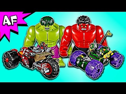 Lego Marvel HULK vs RED HULK 76078 Speed Build