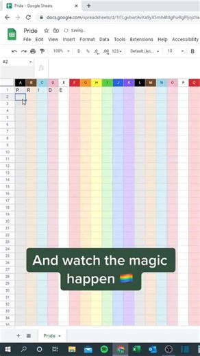 Colour Filling in Excel 🙌👌 #windows #computereducation