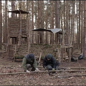 2.2K views · 151 reactions | Now that we have increased the size of this lean-to shelter it's made life at Camp much more comfortable!! | TA Outdoors | Facebook