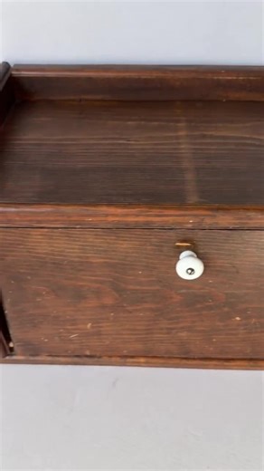 Vintage Primitive Wooden Bread Box Kitchen Storage Cottage Decor - Etsy