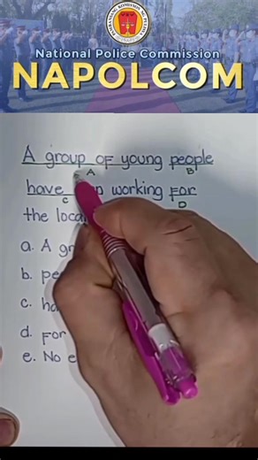 Identifying sentence error / NAPOLCOM review #NAPOLCOM #CSEReview | Arturo Infornon Malag Jr.