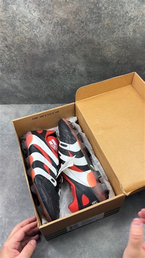 THE BOOT CHAMBER on Instagram: ""The boot that defined an era. ⚡️ The 1998 adidas Predator Accelerator — OG black & red. Worn by legends, feared by keepers. Pure football history. 🖤❤️" #PredatorAccelerator #AdidasPredator #VintageBoots #ClassicFootballBoots #TheBootChamber #Predator98 #FootballHistory"