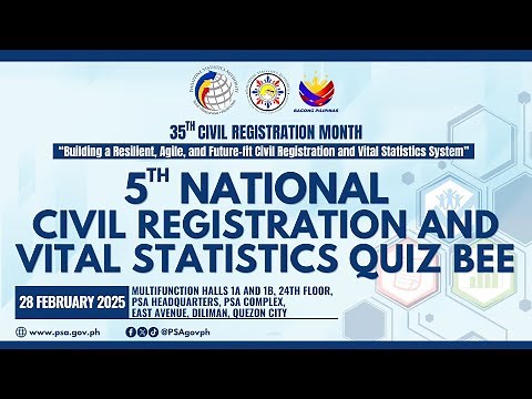 5th National Civil Registration and Vital Statistics Quiz Bee