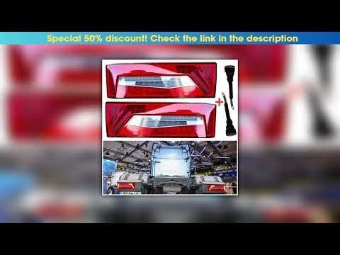 Exclusive For Scania truck New R40 LED rear tail light brake light Electric tractor headlight••••••