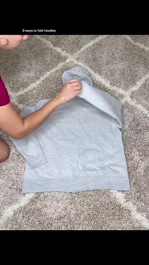 Reply to @hihell10 How to fold hoodies 3 ways #foldingclothes #foldi... #reels #trending #viralreels | Therenegadehome Idea | Facebook