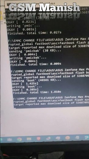 Asus zenfone max pro m1 x00td Fix device corrupted global fastboot #mechanic #redminote9 #repair
