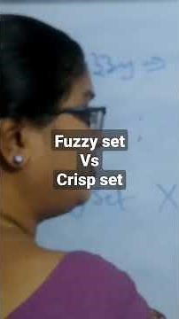 fuzzy set vs crisp set || Artificial Intelligence