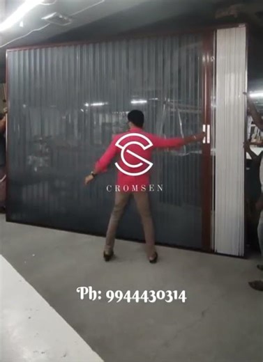 Aluminium Foldable Door #door #windows #balcony #partition