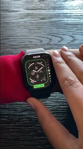 How to Set A Custom Color On Your Apple Watch Face