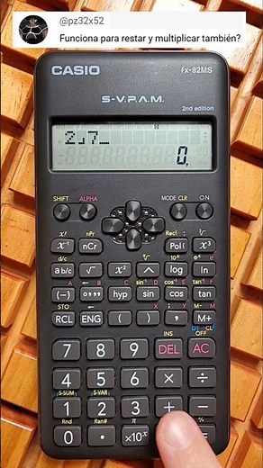 OPERATIONS WITH FRACTIONS WITH THE SCIENTIFIC CALCULATOR 😎