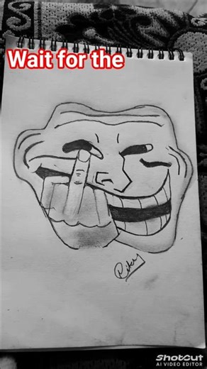how to make troll face ?#viralvideo #trollface #shorts