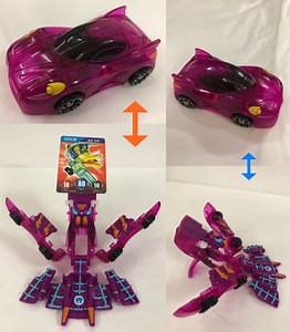 TURNING MECARD MANTARI Transformable Robot Car Korea Figure 2card Used - Etsy