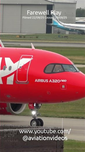 Airplane Play Airlines Farewell #Shorts #Aviation #planespotting