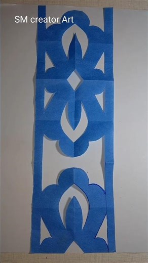 Easy Border Cutting Design ✂️ | Paper Craft #shorts