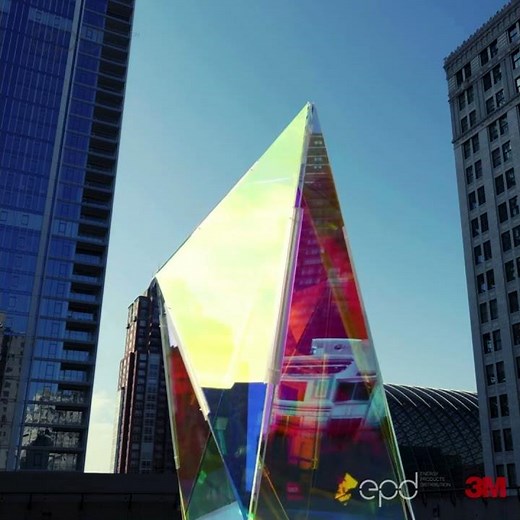 3M Dichroic DFPA Blaze & Chill Glass Decorative Films