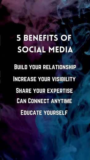 5 BENEFITS OF SOCIAL MEDIA