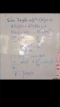 How to Solve Exact Differential Equations II