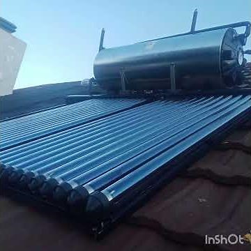 300L kwikot solar geyser with solar tube collectors.. solar geyser installation
