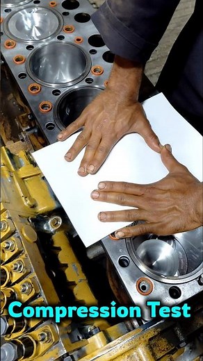 Cylinder Compression Test #automobile #engine #enginetesting #mechanic #repair #diy #tips #car