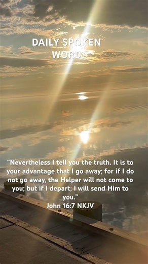 DAILY SPOKEN WORD. THE HELPER HAS COME. oasisministriesny.org