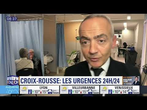 Urgences 24h/24 à l'hôpital de la Croix-Rousse - HCL (BFM Lyon)