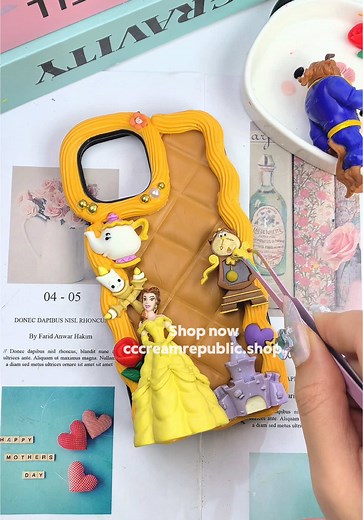 Decoden Phone Case DIY: Beauty and the Beast Design Tips