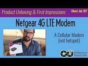 Netgear 4G LTE Modem - Unboxing & First Impressions