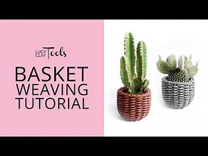 Basket Weaving with Czextruder (Polymer Clay Tutorial)