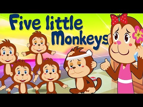 5 Little Monkeys Jumping On Bed - Easy & Fun Nursery Rhyme For Kids! | Kids Song Channel