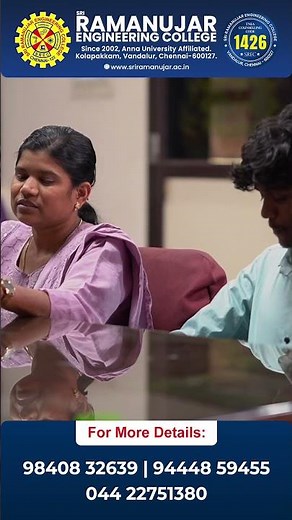 Sri Ramanujar Engineering College Admissions 2026 | Build Your Future with SREC 🎓