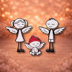 Kinder Mit Flügeln - Sohn, Tochter, Baby - Liegende Familienserie - Etsy Canada