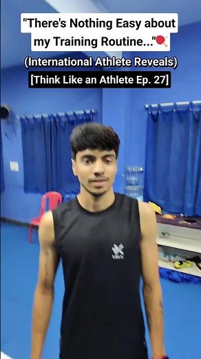 Easy v/s Hard Routine - International Athlete Explains #tabletennis #mindset #sports