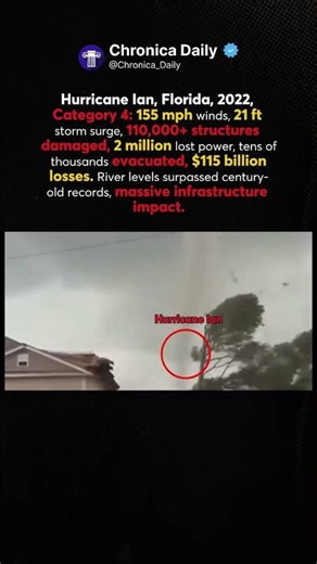 🌪️💨 Hurricane Ian: Florida's Category 4 Nightmare with Record Storm Surge 😢💔