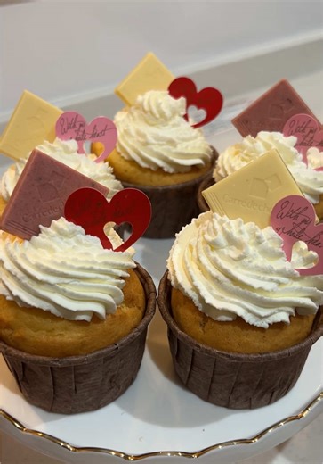 バター不使用の生クリームカップケーキレシピ完璧