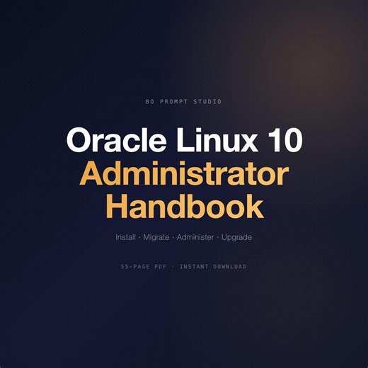 Oracle Linux 10 Administrator’s Handbook | Migration, Administration, and Upgrade Playbook | Instant Download - Etsy